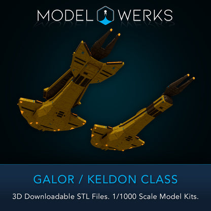 1/1000 Galor / Keldon Class STL File Download