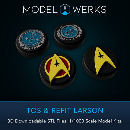 1/1000 TOS and Refit Larson Class STL File Download