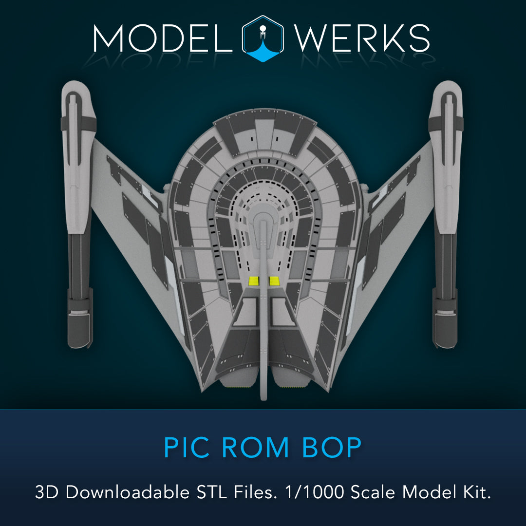 1/1000 PIC ROM BOP Kit STL File Download