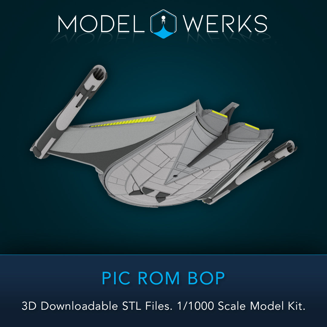 1/1000 PIC ROM BOP Kit STL File Download