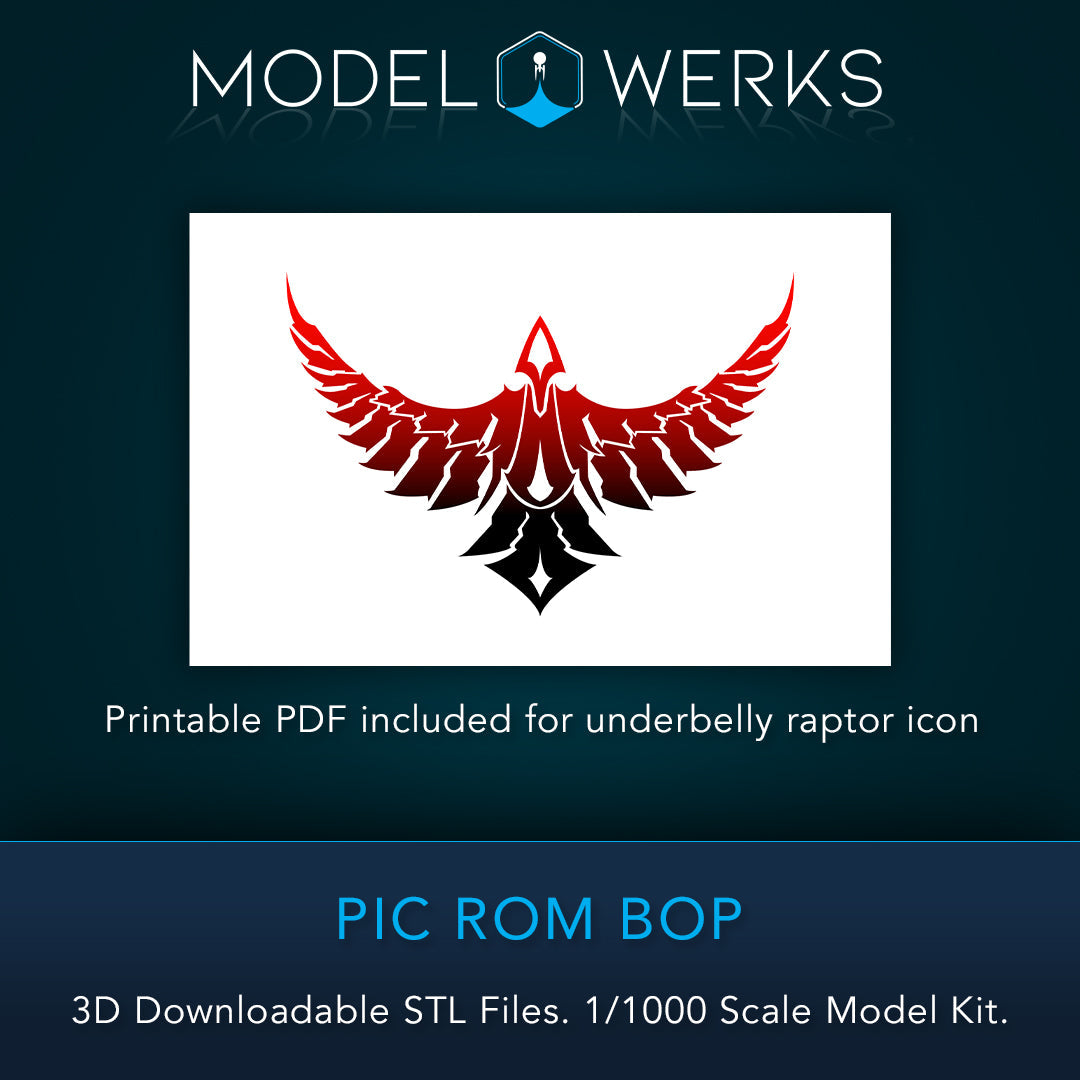 1/1000 PIC ROM BOP Kit STL File Download