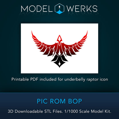 1/1000 PIC ROM BOP Kit STL File Download