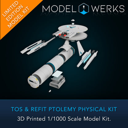 1/000 Ptolemy Class Physical 3D Printed Kit