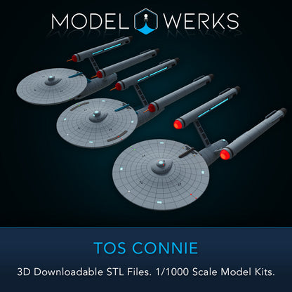 1/1000 TOS Connie STL File Download