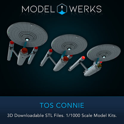 1/1000 TOS Connie STL File Download