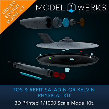 1/000 Saladin / Prime Kelvin Class Physical 3D Printed Kit