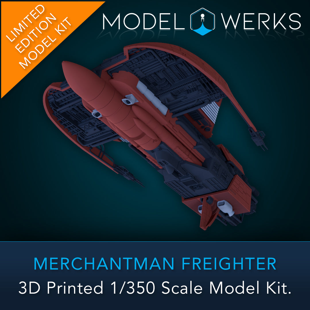 Merchantman Freighter Physical 3D Printed Kit