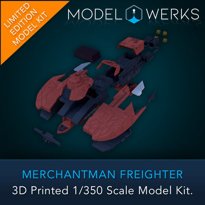 Merchantman Freighter Physical 3D Printed Kit