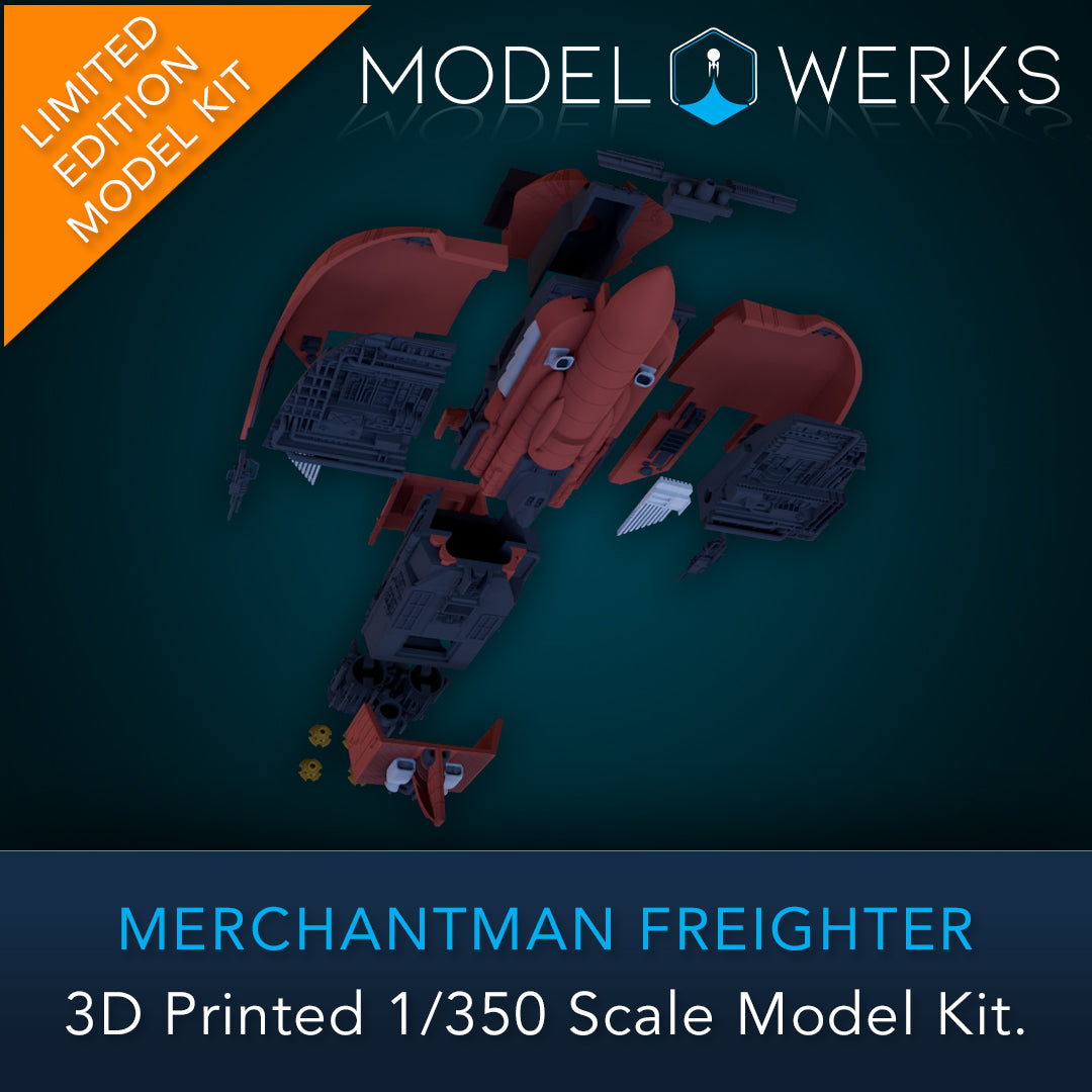 Merchantman Freighter Physical 3D Printed Kit