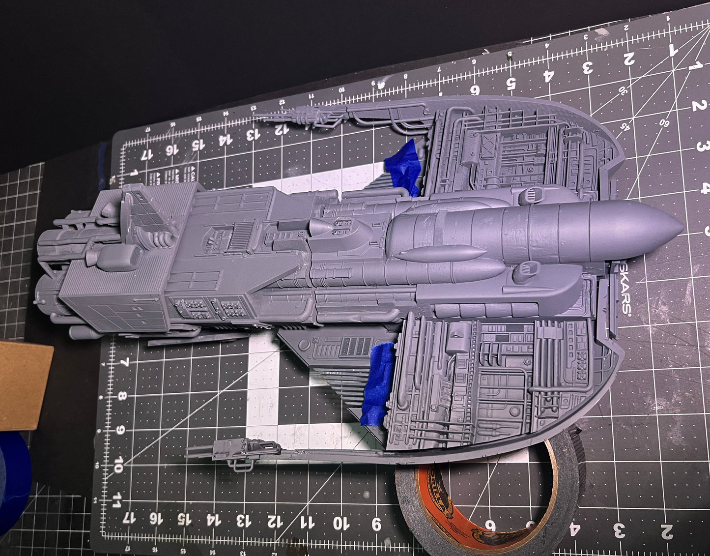 Merchantman Freighter Physical 3D Printed Kit