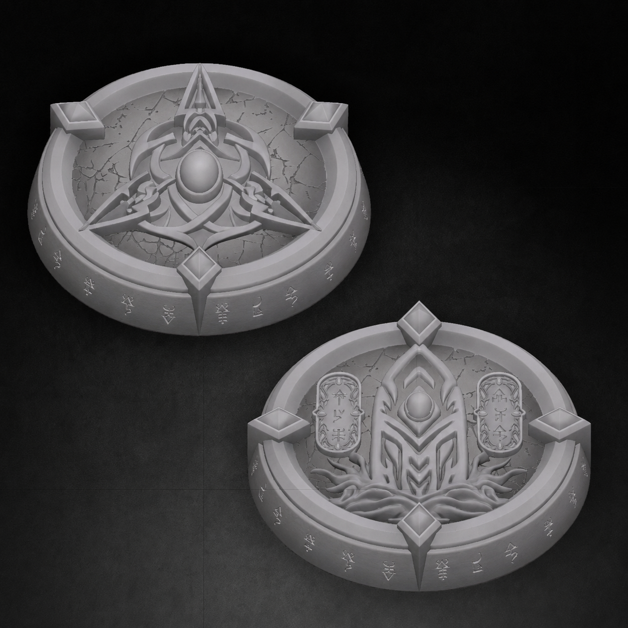 Elderbloom Objective Markers — Physical Resin Set