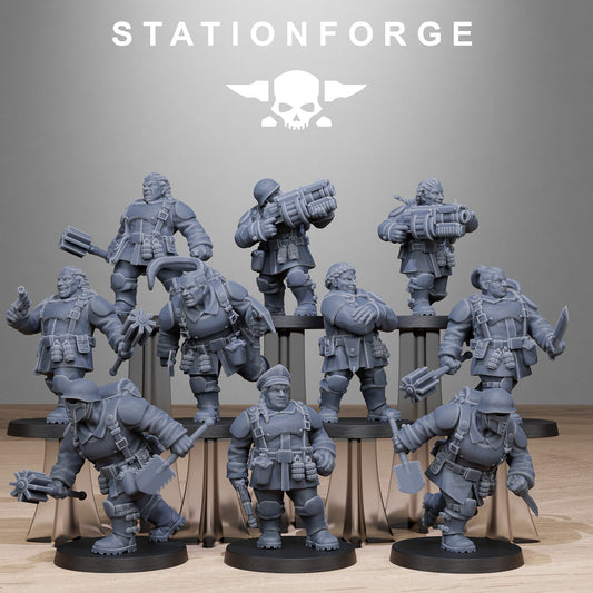 FreeGuard Mutant Sisters x10 Resin Miniatures Set product image