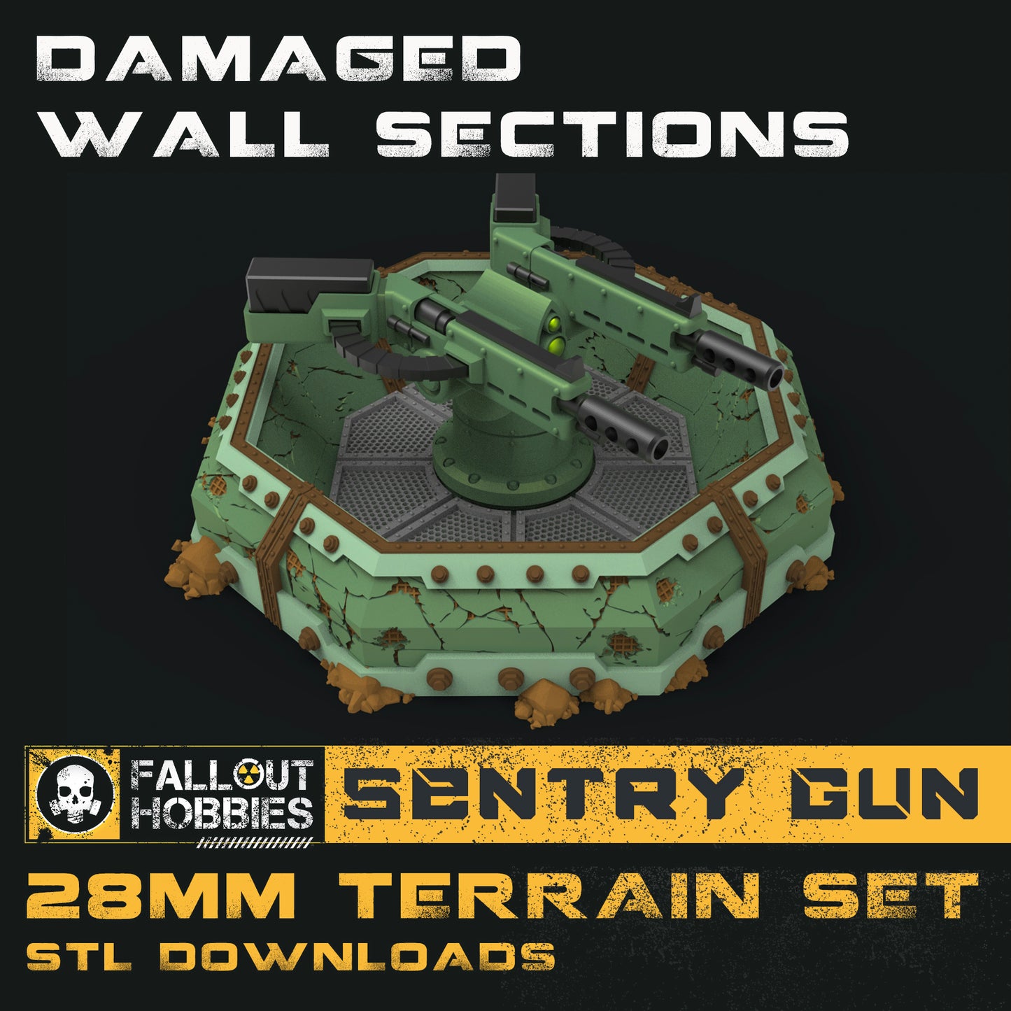 Sentry Gun STL Terrain kit