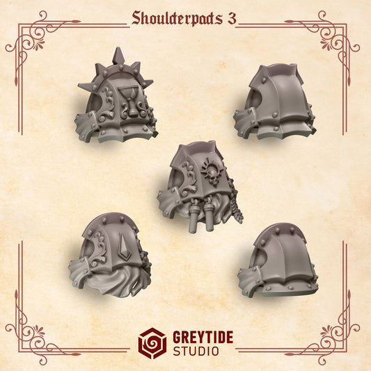 Crimson Lords Shoulderpads #3 x10 Resin Upgrade Parts product image