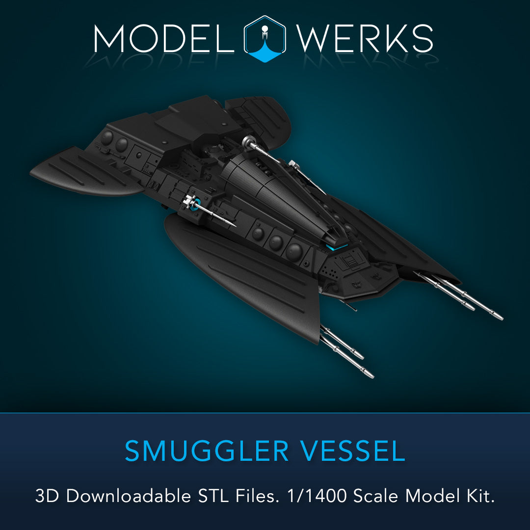 1/1400 Freighter Collection 1 Kit STL File Download