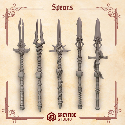 Crimson Lords Spears x10 Resin Upgrade Parts product image