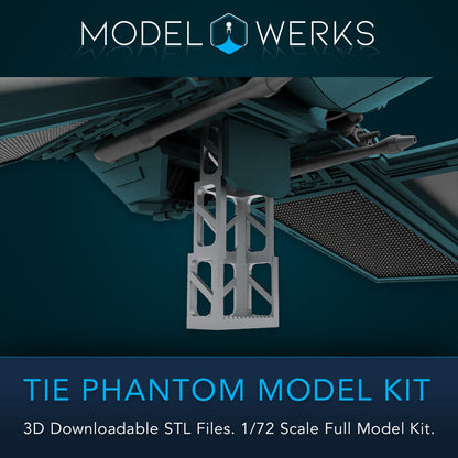 1/72 Scale Tie Phantom Full Kit STL File Download