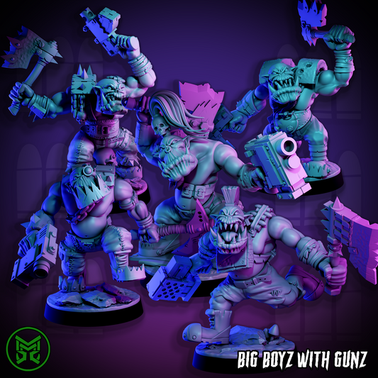 Big Boyz with Gunz Resin Upgrade Parts alternate view 2