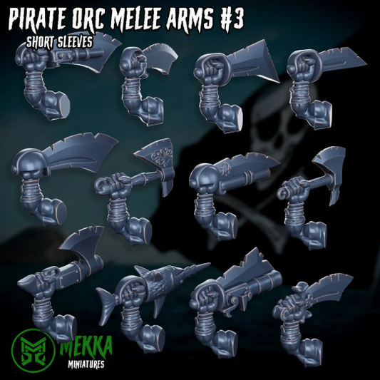 Ork Pirate Melee Arms x24 Resin Upgrade Parts - Mekka Miniatures - Set 2 product image