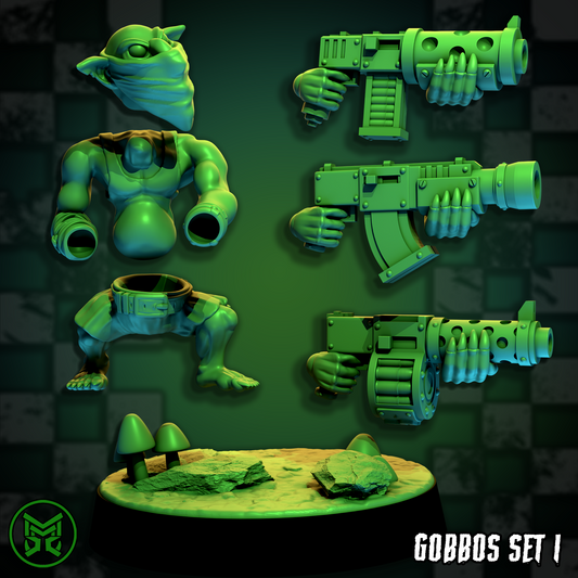 Gobbo Crew Modular Set Resin Miniatures Set alternate view 2