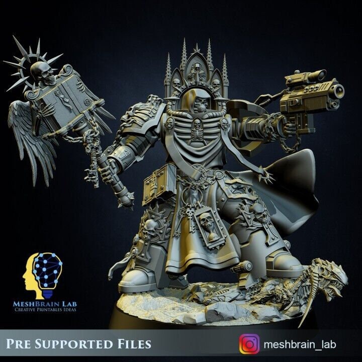 Imperial Marine Custos Dogmatis Resin Miniature Figure product image