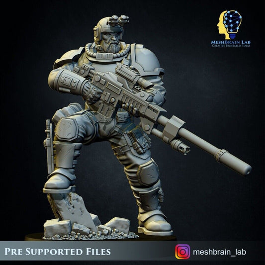 Imperial Marine Scout Squad x5 Resin Miniatures Set product image
