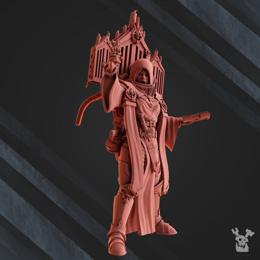 Speaker Sister Resin Miniature Figure - DakkaDakka Miniatures product image