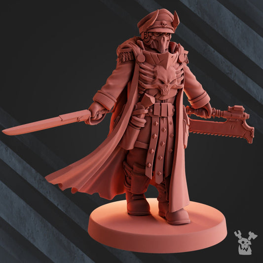 Vultures Horde Commissar Resin Miniature Figure - DakkaDakka product image