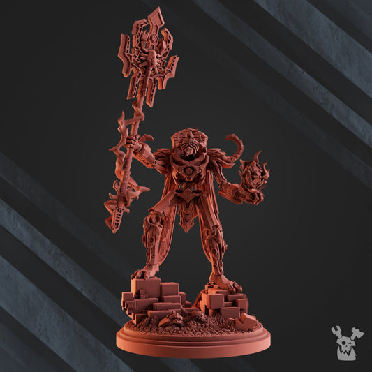 Robot Legions Lord Akerteph Resin Upgrade Parts - DakkaDakka Miniatures alternate view 2