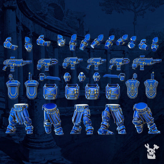 Tacet Vestiga Squad x5 Resin Miniatures Set - DakkaDakka alternate view 2