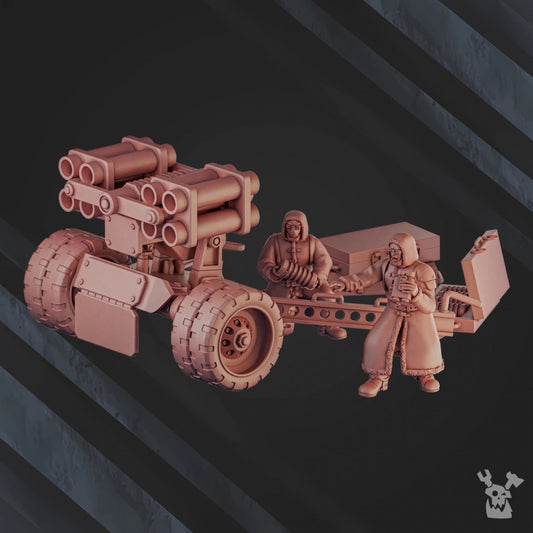 Artillery Squad Resin Vehicle Miniatures - DakkaDakka product image