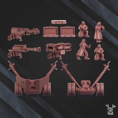3d Printed Artillery Squad by DakkaDakka