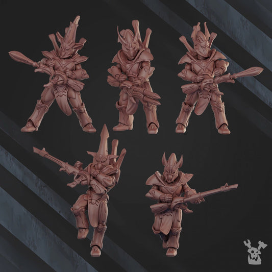 Shadow Blade Squad x5 Resin Upgrade Parts - DakkaDakka Miniatures product image