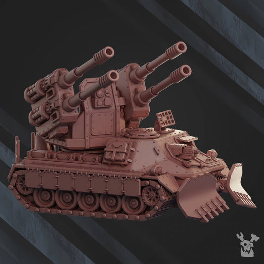 Anti-Aircraft Cannon Resin Upgrade Parts - DakkaDakka alternate view 2