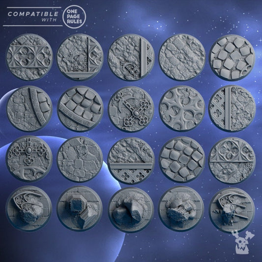Sivler Moon Base Set Resin Terrain Set product image