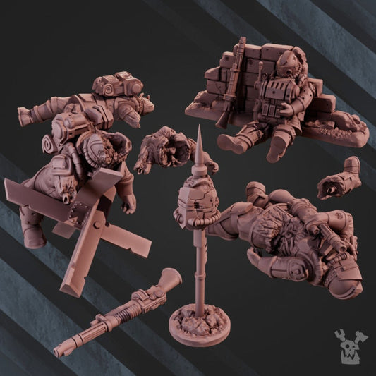 Fallen Soldiers Set Resin Miniature Figure product image