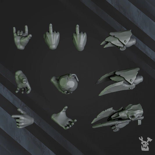 Squad of 6 Ork Boys Resin Miniatures Set - DakkaDakka alternate view 2