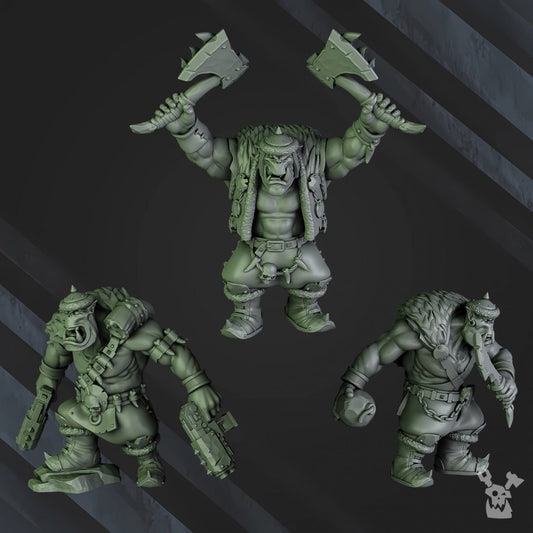 Squad of 6 Ork Boys Resin Miniatures Set - DakkaDakka Miniatures product image
