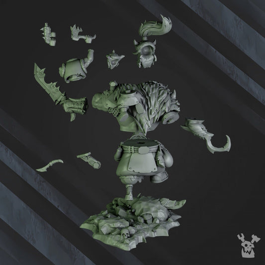 Khan De Golda Tooth Resin Miniature Figure - DakkaDakka alternate view 2