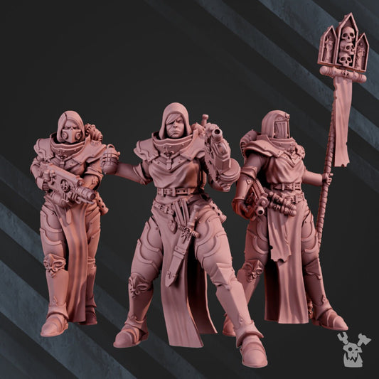 War Sisters Novice Squad x6 Resin Miniatures Set - DakkaDakka product image