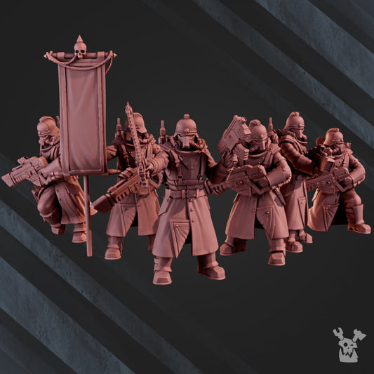 2nd Death Division Grenadier Squad Kit Resin Miniatures Set product image