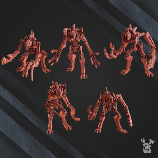 Robot Legions Flesh Eaters x5 Resin Upgrade Parts - DakkaDakka Miniatures product image