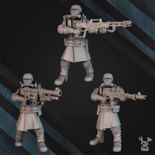 Infanterie Regiment x5 Resin Miniatures Regiment - DakkaDakka Miniatures product image