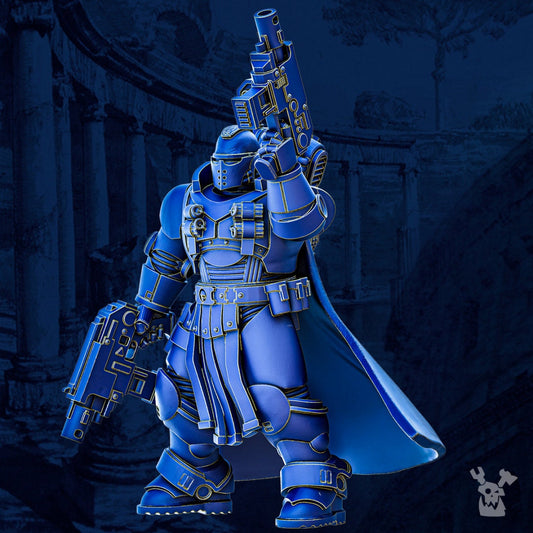 Tacet Vestiga Lieutenant Resin Miniature Figure - DakkaDakka Miniatures product image