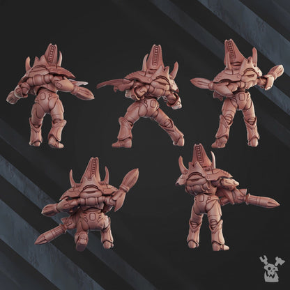 3d Printed Web Jumper Squad x5 by DakkaDakka