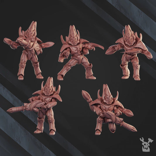 Web Jumper Squad x5 Resin Miniatures Set - DakkaDakka product image