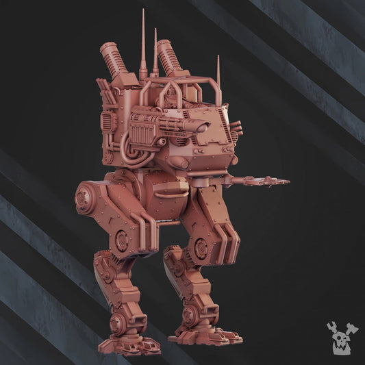 Light Stomper Mech Resin Vehicle Miniature - DakkaDakka Miniatures product image