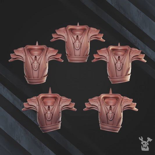 Shadow Casters Squad x5 Resin Miniatures Set - DakkaDakka Miniatures alternate view 2