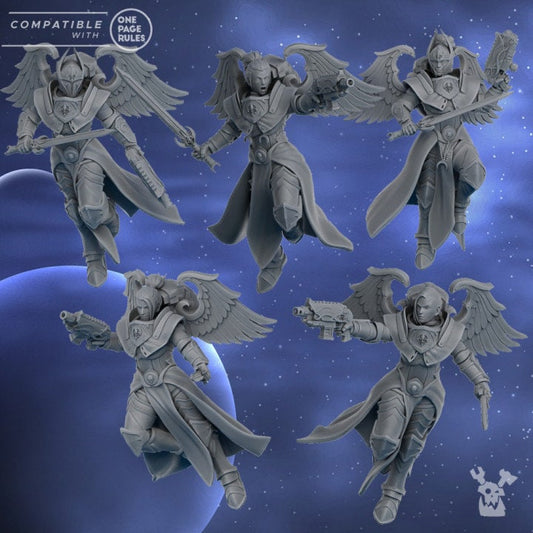 Lunar Angels Squad x5 Resin Miniatures Set product image