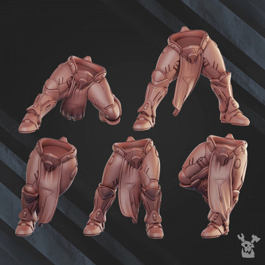 Comet Screamers Squad x5 Resin Miniatures Set - DakkaDakka alternate view 2